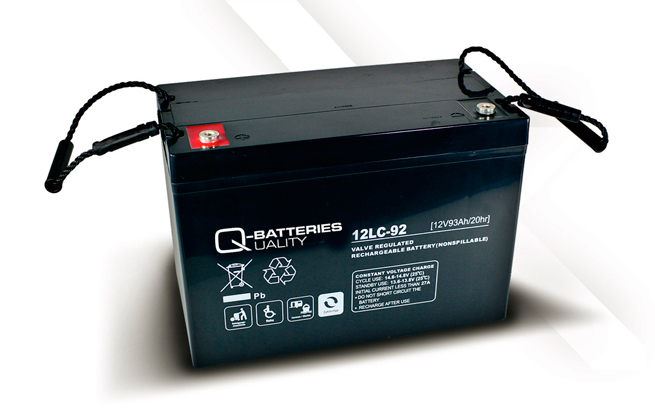 Imagen de Batería Q-BATTERIES 12LC-92 AGM Ciclica 
