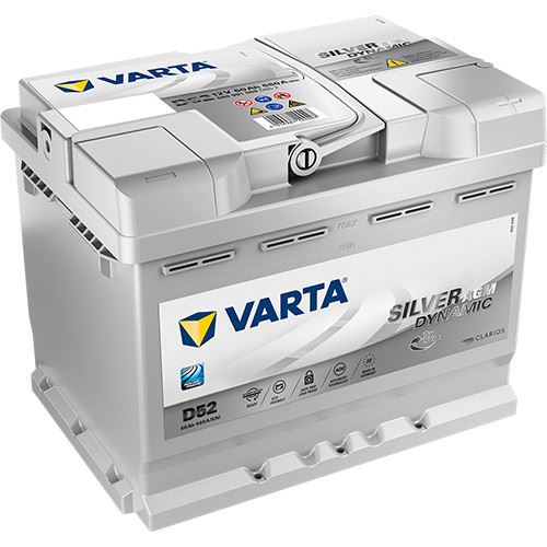 Imagen de BATERÍA VARTA D52 SILVER DYNAMIC AGM 