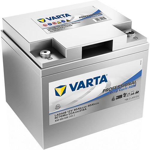Imagen de BATERÍA VARTA LAD50B PROFESSIONAL AGM DEEP CYCLE 