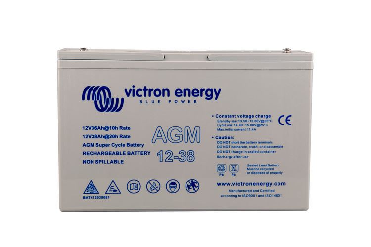 Imagen de Batería VICTRON 12V/38Ah AGM Super ciclica
