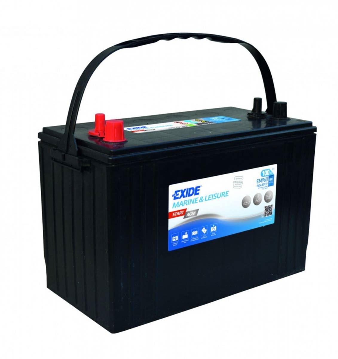 Imagen de Batería EXIDE EM960 Marine & Leisure Start AGM