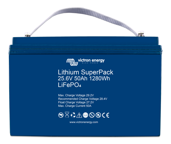 Imagen de Batería VICTRON 25,6V/50Ah Litio SuperPack Ciclica 