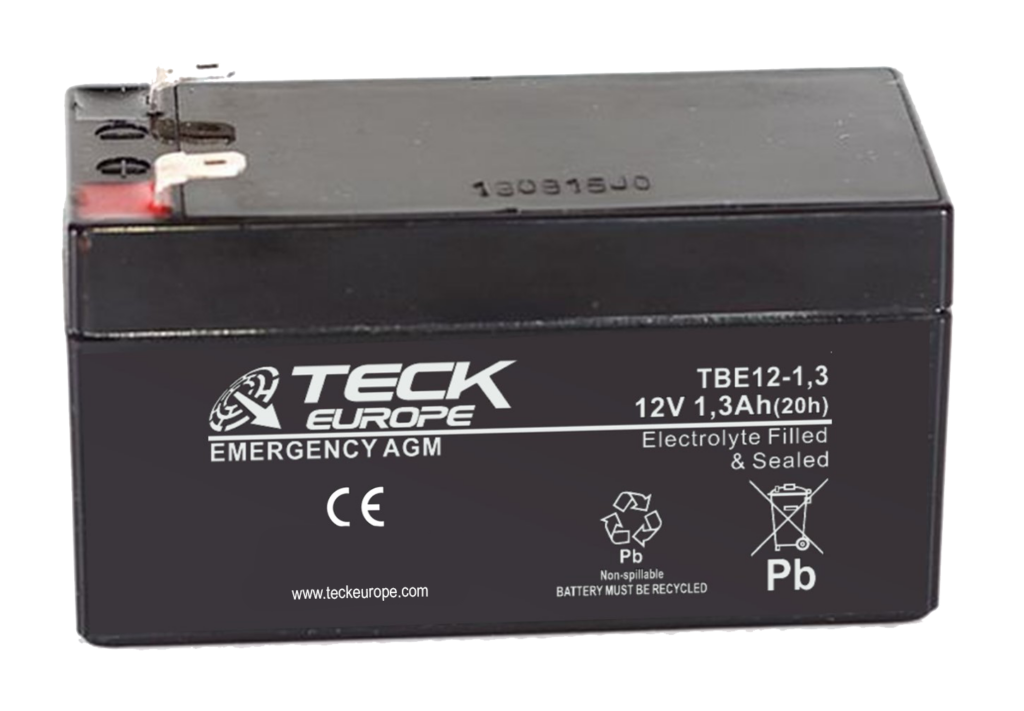 Imagen de Batería TECK TBE12-1,3 AGM Emergencia 