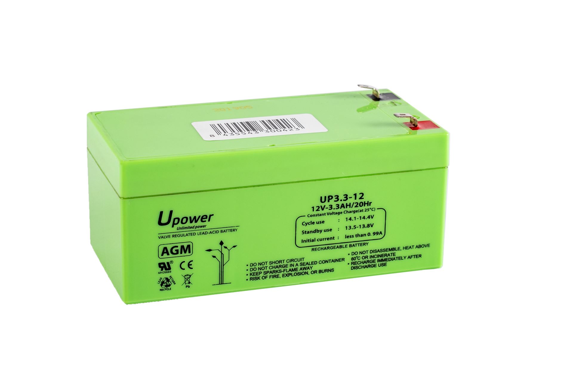 Imagen de Batería U Power AGM UP 3.3-12