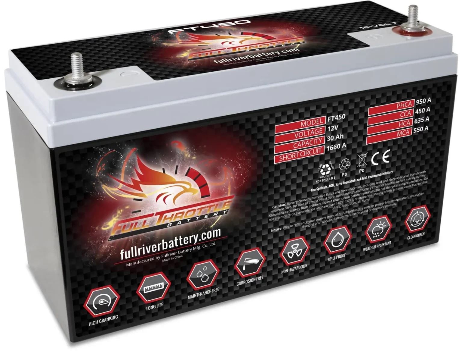 Imagen de Bateria FULLRIVER HC30  Alto Arranque 