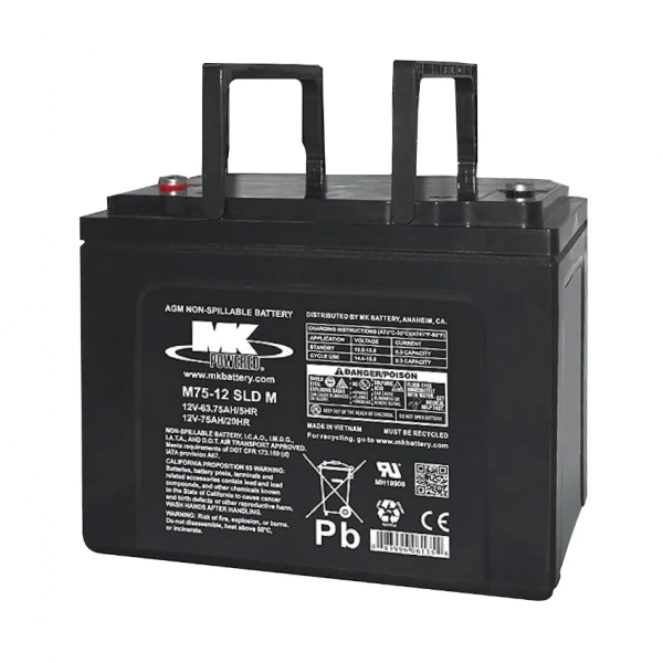 Imagen de Batería MK Powered M75-12 SLD M AGM Ciclica 